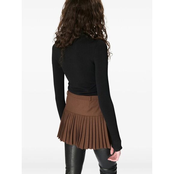 Marine Serre Brown Skirts - Pleated Skirts Women - Picture 3 of 4